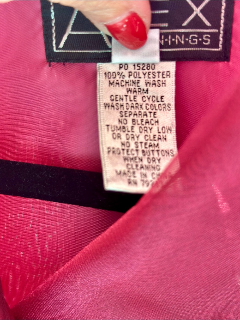 Alex Evenings Shimmer Organza Jacket or Top Raspberry Pink Evening Mother Bride - Picture 5 of 15